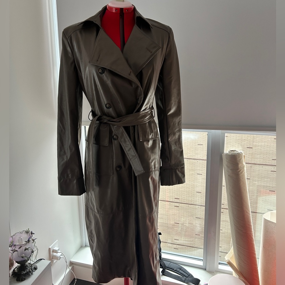 Leather Trench Coat